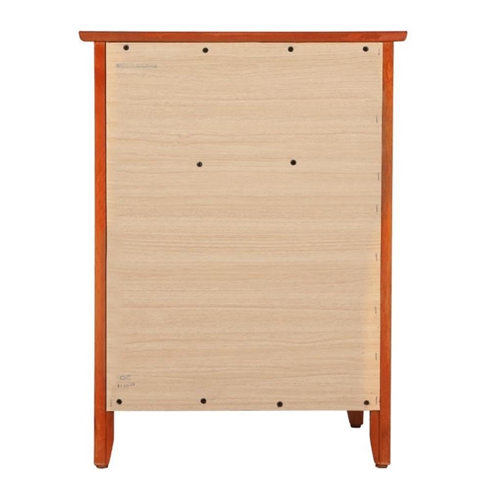 Glory Furniture Izzy 1-Drawer 1-Door Oak Nightstand - Bedside Table for Bedroom, Living Room & Guest Room Storage