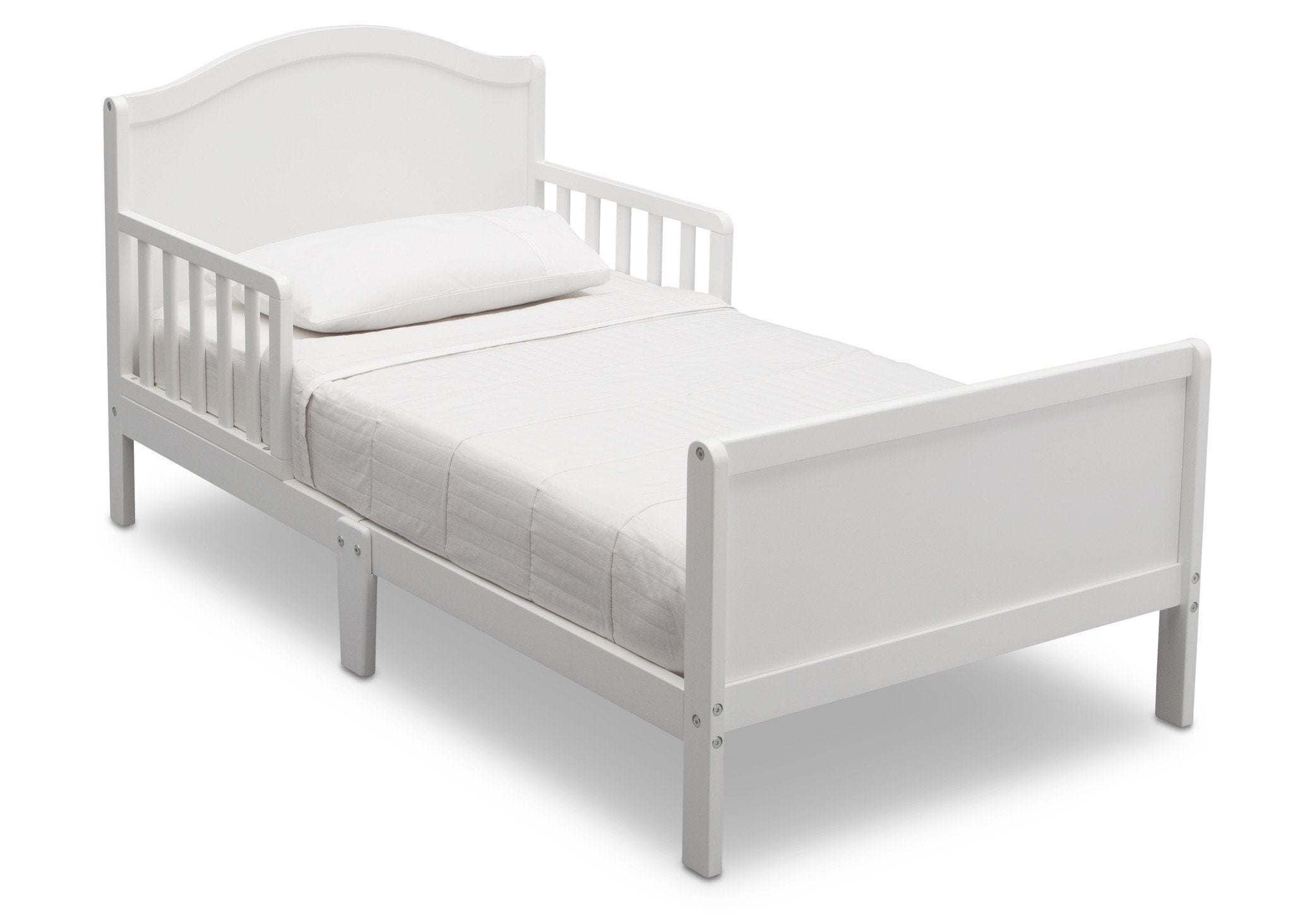 Bennett Toddler Bed for Kids - Convertible Wooden Toddler Bed with Safety Rails - Perfect for Nursery, Daycare & First Big Kid Bed Transition