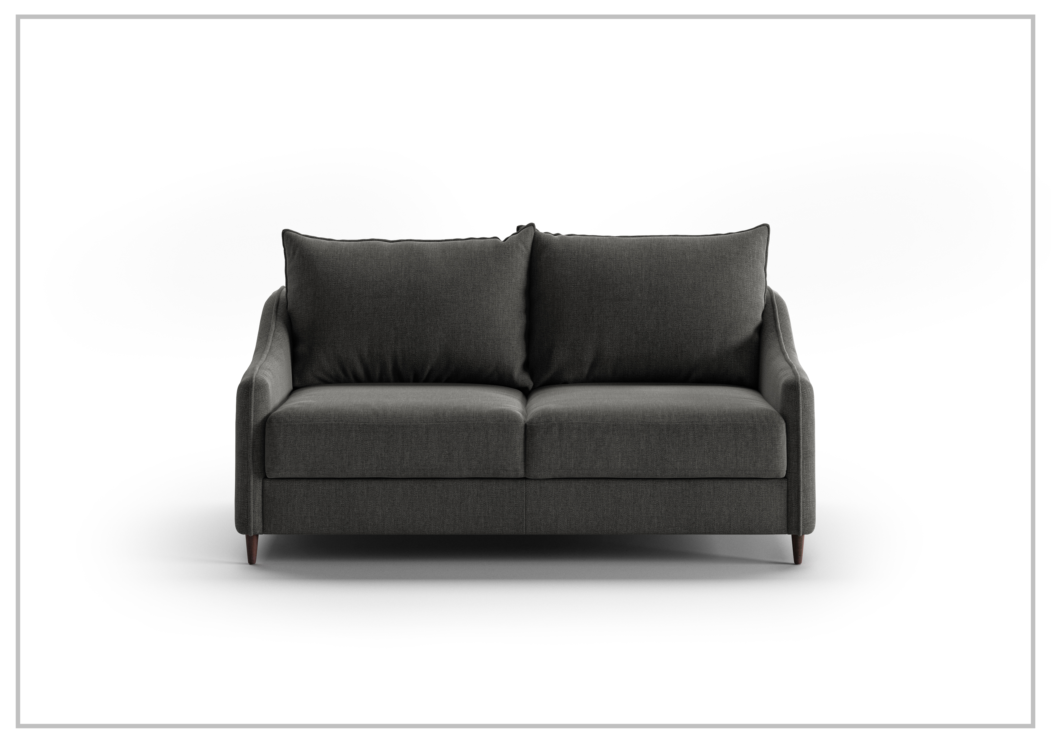 Luonto Ethos Fabric Queen Sleeper Sofa - 2 Gray Color Options | Convertible Sofa Bed for Small Spaces | Perfect for Guest Rooms, Apartments & Home Offices