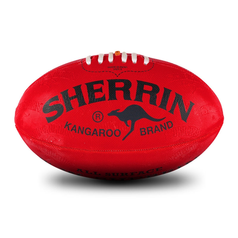 Sherrin KB All Surface Football - Premium Synthetic Leather Soccer Ball for Training & Matches - Perfect for Grass, Turf & Indoor Play