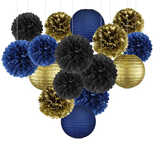 Black-navy Blue-gold