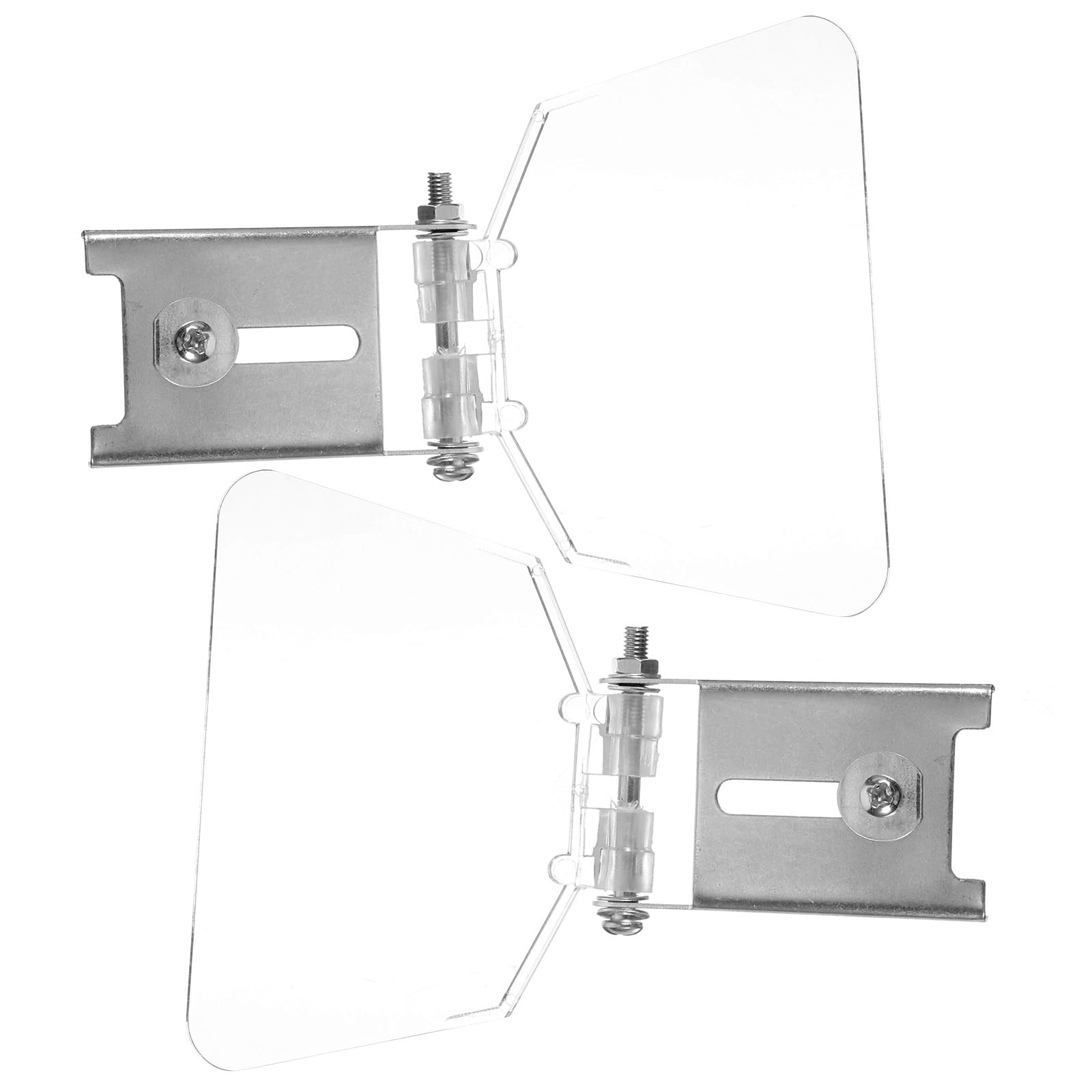 2PCS Stainless Steel Bench Grinder Eye Shield Guard - Safety Tool Attachment for Grinding Machines | Workshop & Metalworking Protection Gear