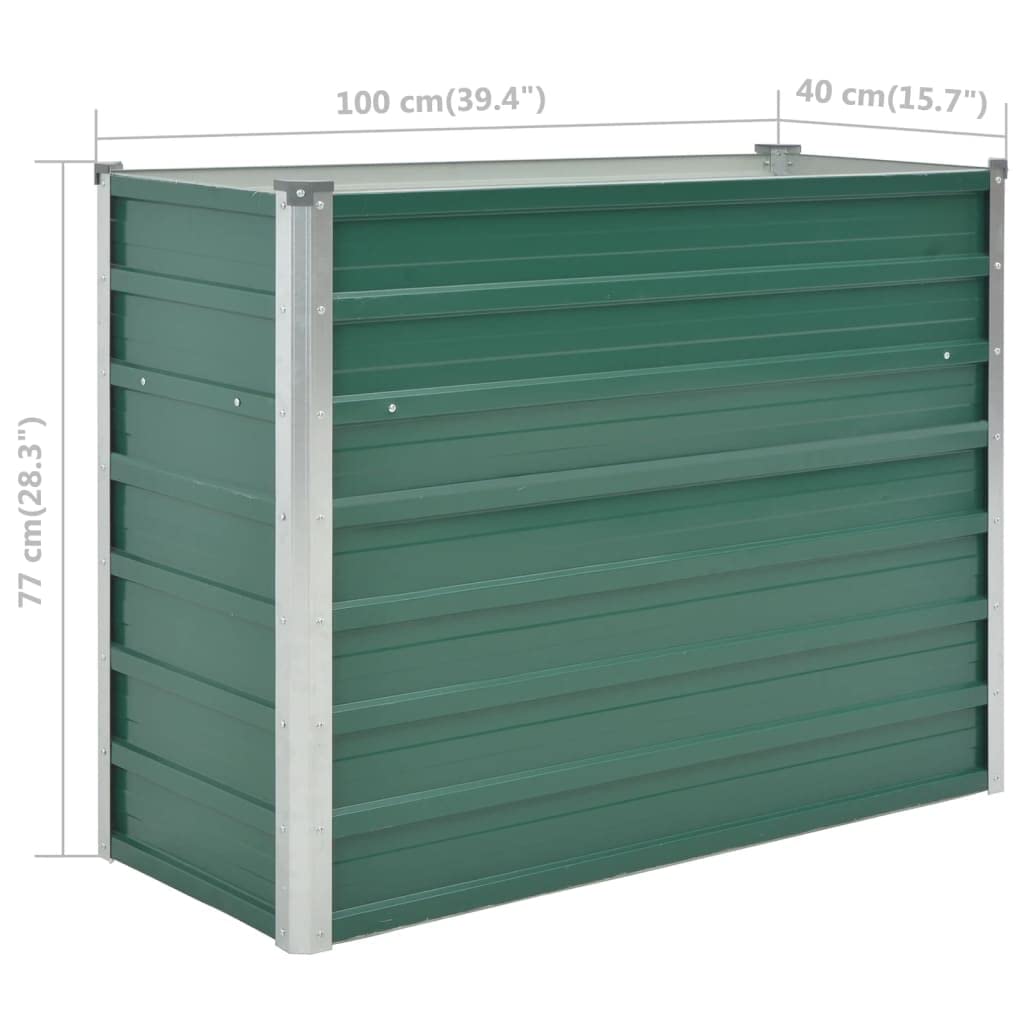 Galvanized Steel Raised Garden Bed 39.4