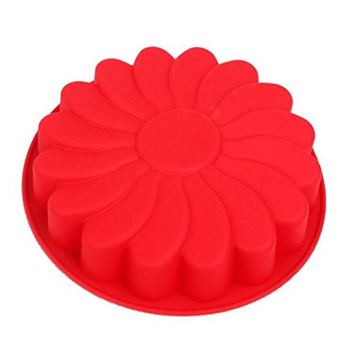 8-Inch Round Silicone Cake Mold - Non-Stick Baking Pan for Cakes, Pizzas & Desserts | Perfect for Home Baking, DIY Pizza Making & Party Treats