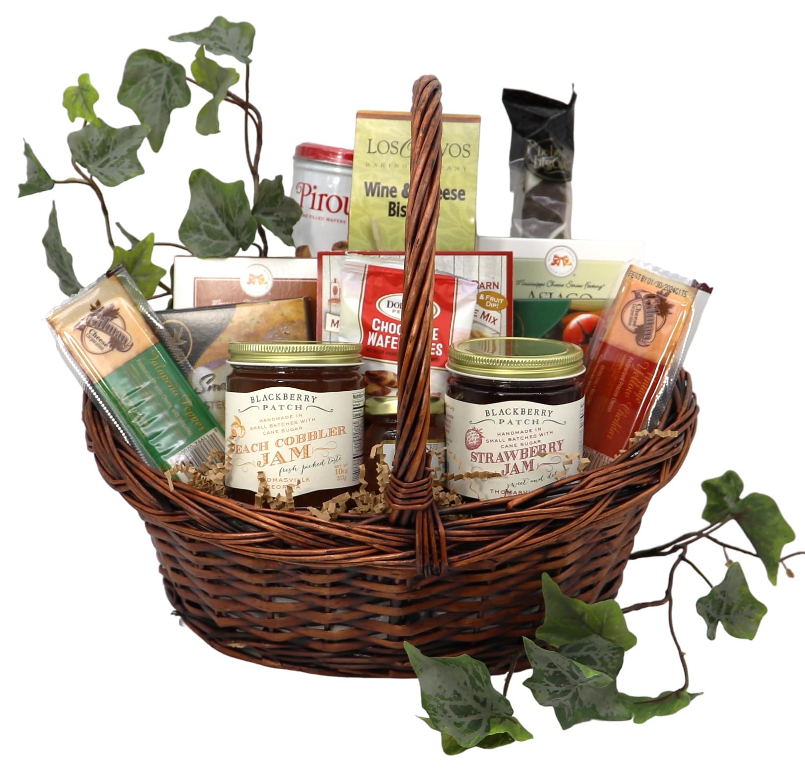 The Country Sampler Gift Basket by Gift Basket Village | Gourmet Food & Snack Assortment | Perfect for Holidays, Corporate Gifts & Housewarming Presents