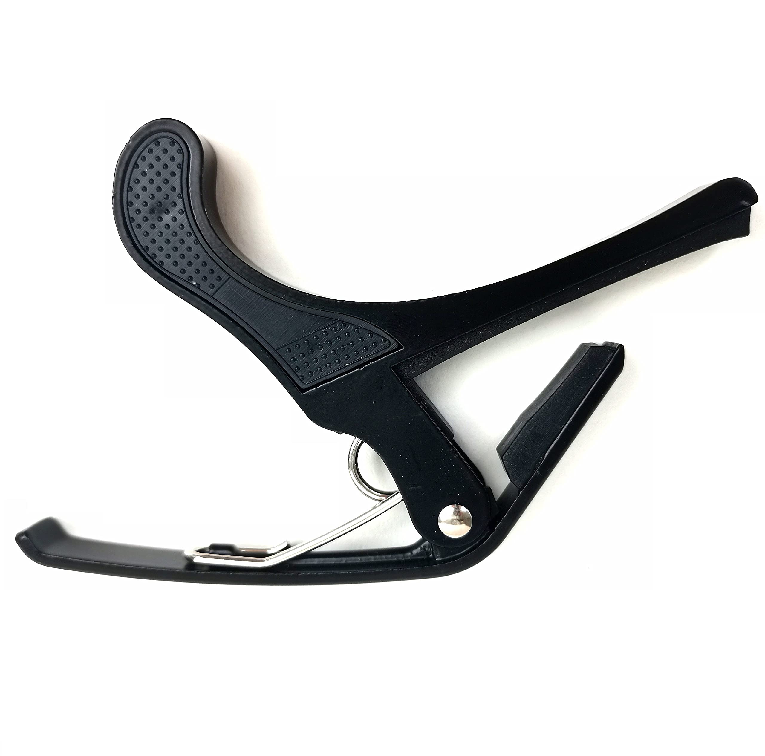 Professional Guitar Capo - Heavy Duty Metal Capo for Acoustic & Electric Guitars, Bass (Black) - Perfect for Live Performances, Studio Recording & Practice Sessions