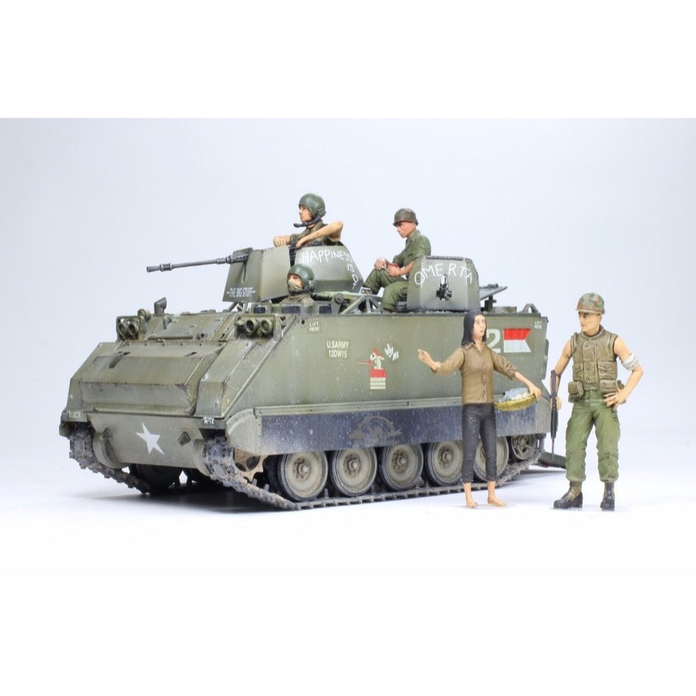1/35 Scale Academy 13266 M113A1 APC Vietnam War Military Vehicle Model Kit with Australian Decals - Perfect for Collectors, History Enthusiasts & Diorama Building