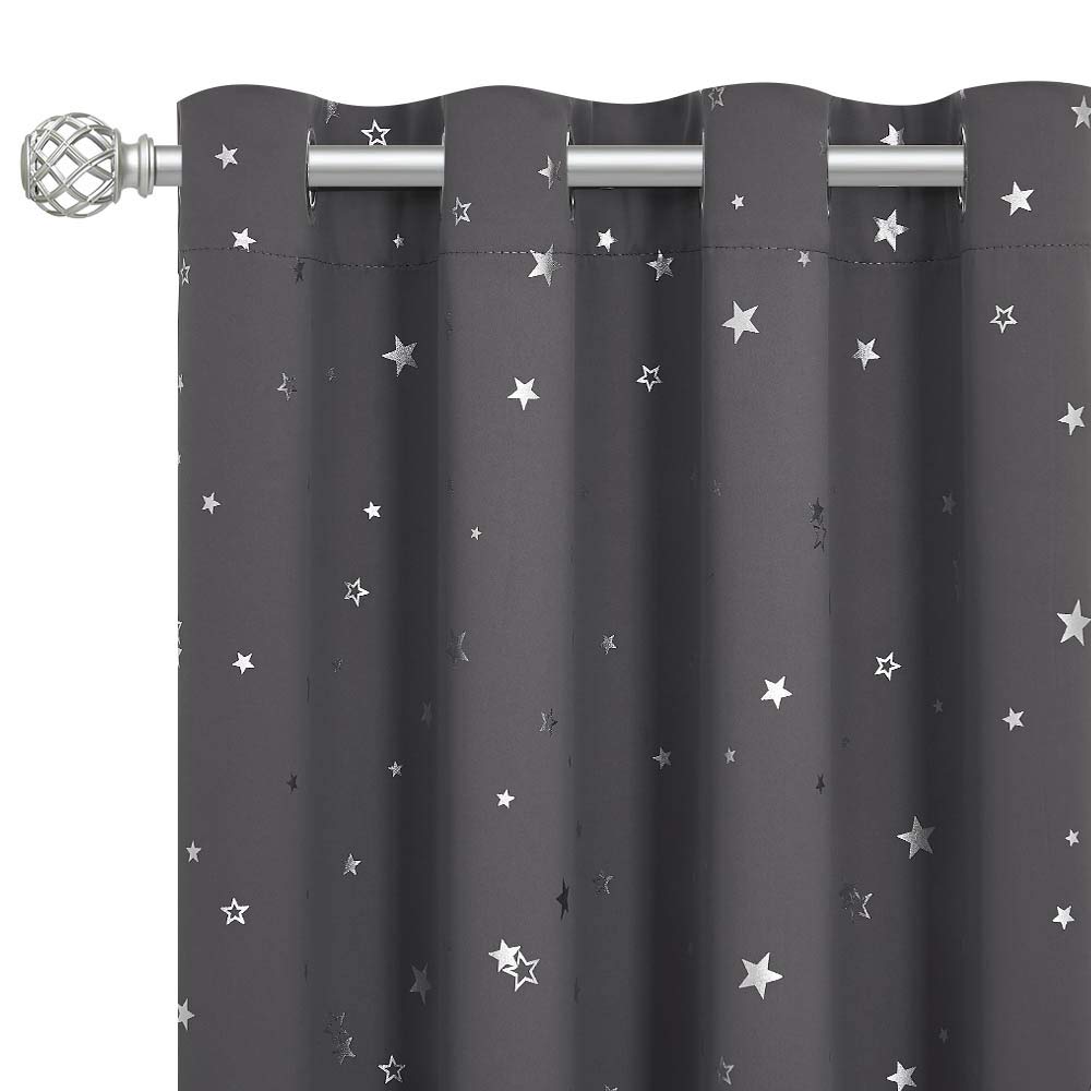 RYB HOME Blackout Curtains for Bedroom & Living Room - Thermal Insulated, Noise Reducing, Energy Efficient Window Drapes - Perfect for Home Decor, Privacy & Light Control
