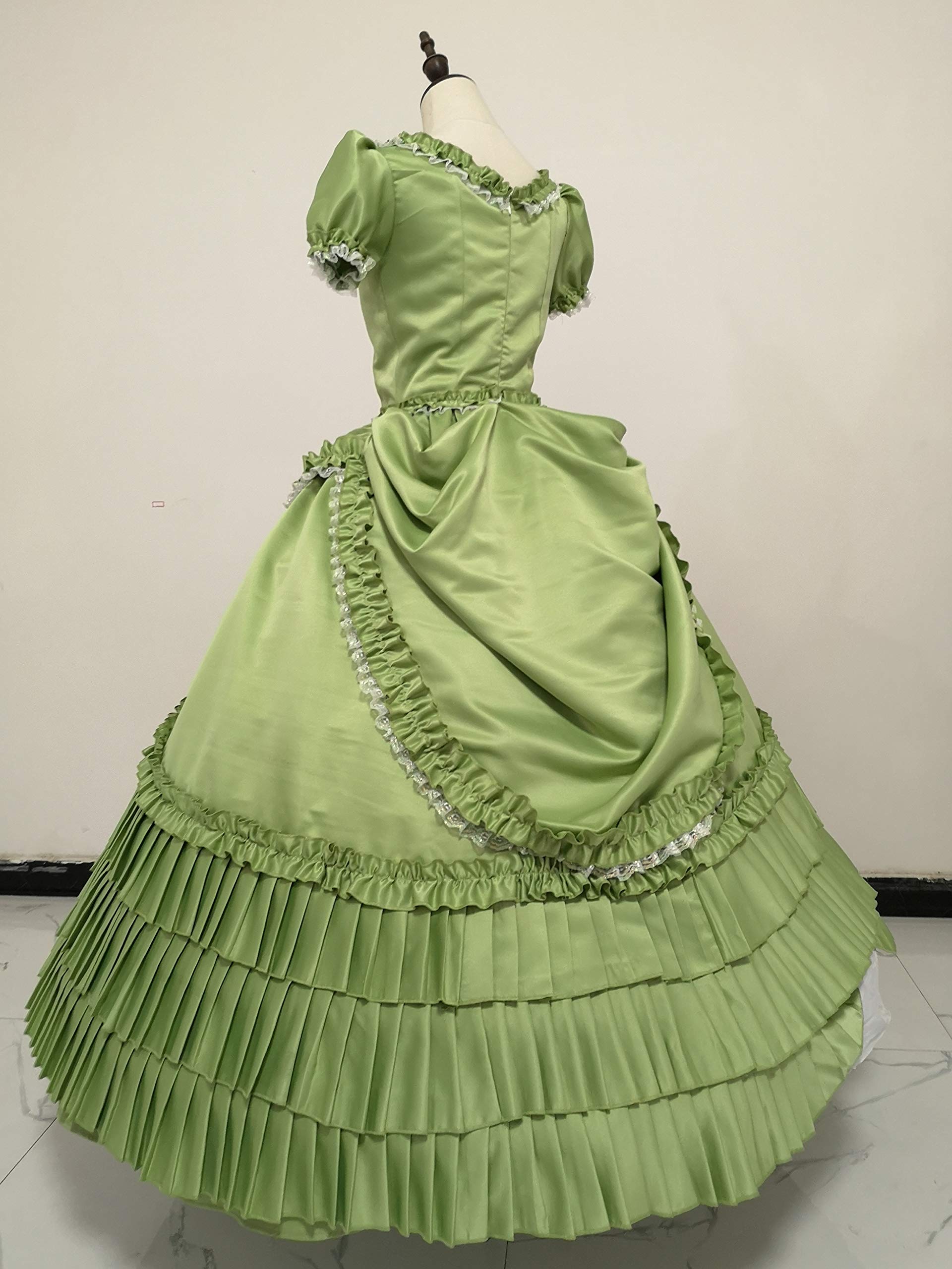 Victorian Rococo Dress for Women - Elegant Maiden Costume & Masquerade Ball Gown | Perfect for Renaissance Fairs, Cosplay, and Themed Parties