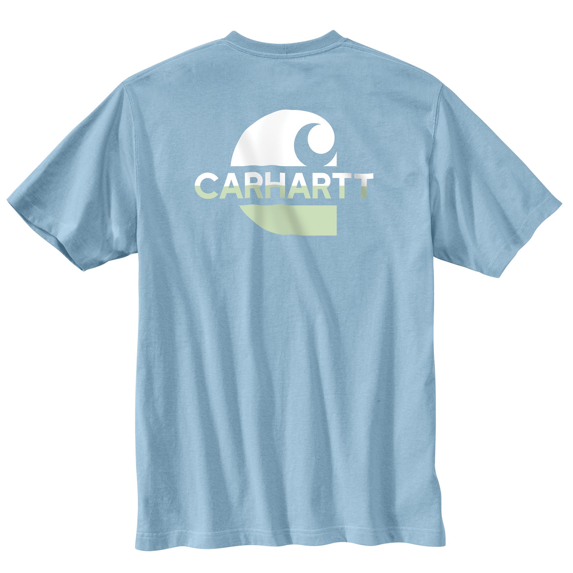 Carhartt Men's Loose Fit Pocket C Graphic Short Sleeve T-Shirt - Comfortable Casual Workwear for Outdoor Activities & Everyday Wear