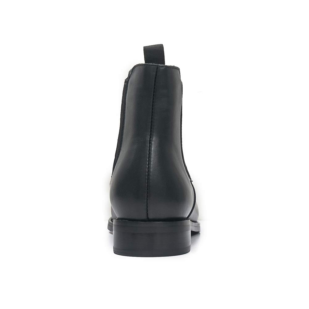 Women's Classic Leather Chelsea Boots - Waterproof Ankle Boots for Women, Comfortable Slip On Booties with Rubber Sole, Perfect for Fall Winter, Office, Casual & Outdoor Walking