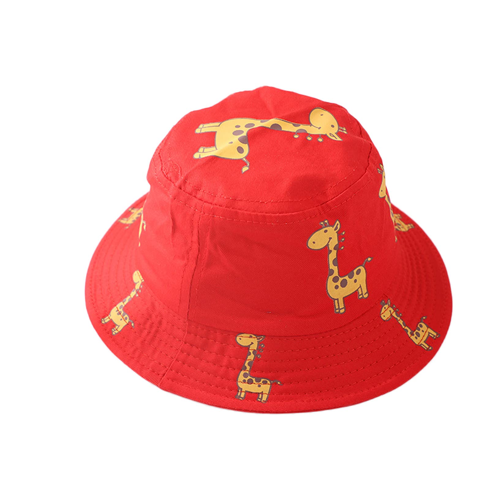 Lopibha Baby Sun Hat for Boys & Girls 1-4 Years - UPF 50+ UV Protection, Breathable Summer Bucket Hat with Cute Cartoon Patterns - Perfect for Outdoor, Beach, Park & Playtime