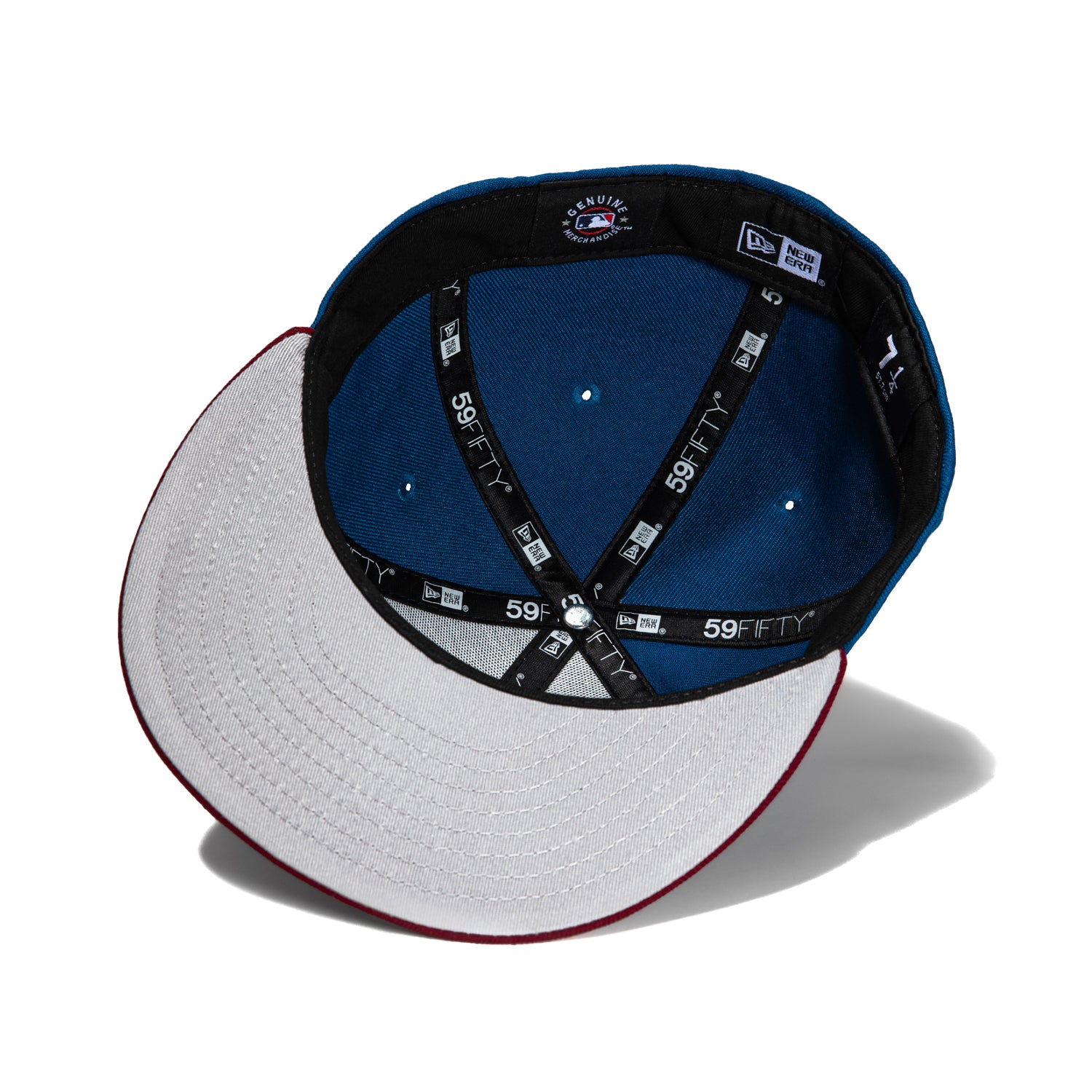 New Era 59Fifty New York Mets 50th Anniversary Patch Baseball Cap - Indigo & Cardinal Blue - MLB Officially Licensed Snapback Hat for Men & Women - Perfect for Games, Collecting & Streetwear Fashion