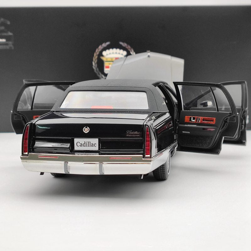 1993 Cadillac Fleetwood Sedan 1:18 Scale Diecast Model Car - Black Collectible Edition | Perfect for Car Enthusiasts, Display Cases & Gift Giving