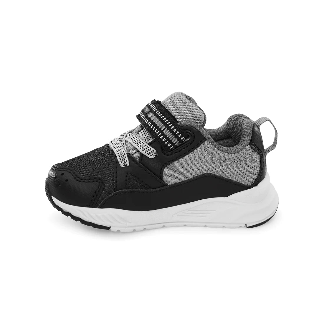 Stride Rite Black M2P Journey 2 Adaptable Kids Sneakers - Comfortable & Durable Toddler Shoes for Everyday Play & School Activities