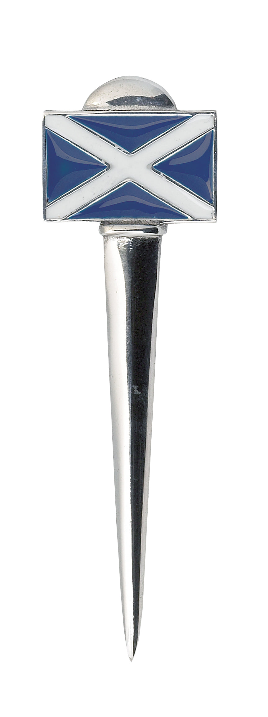 Authentic Saltire Kilt Pin KP16P - Scottish Thistle Brooch for Traditional Highland Dress | Perfect for Weddings, Ceilidhs & Scottish Heritage Events
