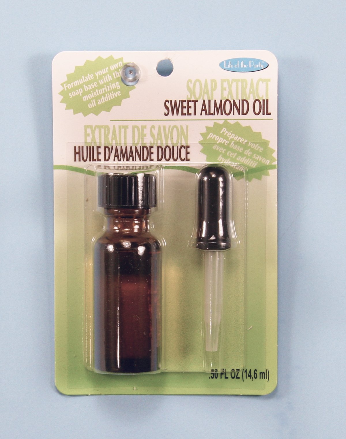 Life of the Party Sweet Almond Soap Extract - 0.5 Ounce | Natural Fragrance Oil for DIY Soap Making, Candles & Bath Products | Perfect for Aromatherapy & Home Spa
