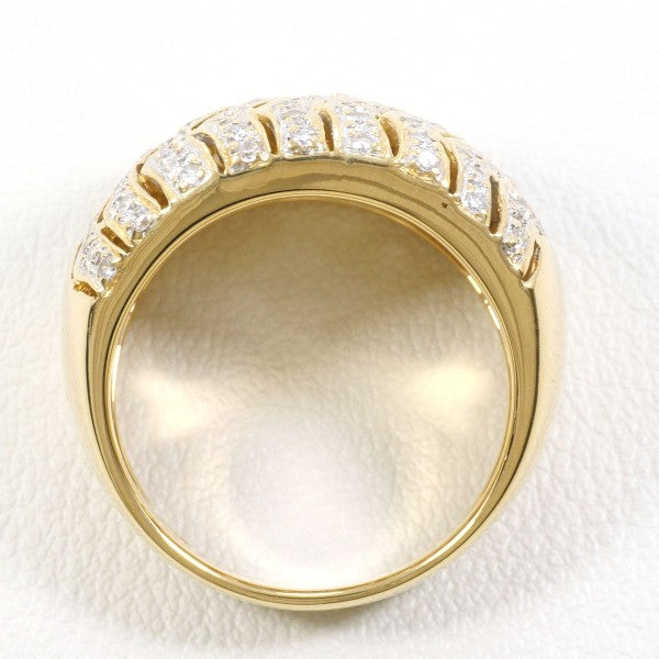 18K Yellow Gold Diamond Ring for Women - Elegant Solitaire Engagement & Wedding Band - Perfect for Proposals, Anniversaries & Special Occasions