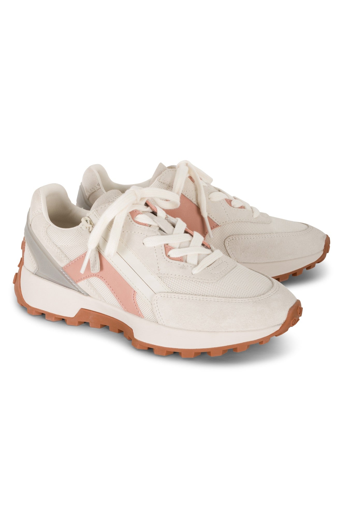 Orthotic-Friendly Leather Sneakers for Women - Comfortable & Stylish Blush Multi Color | Perfect for Walking, Travel & Everyday Wear | STARDUST AB