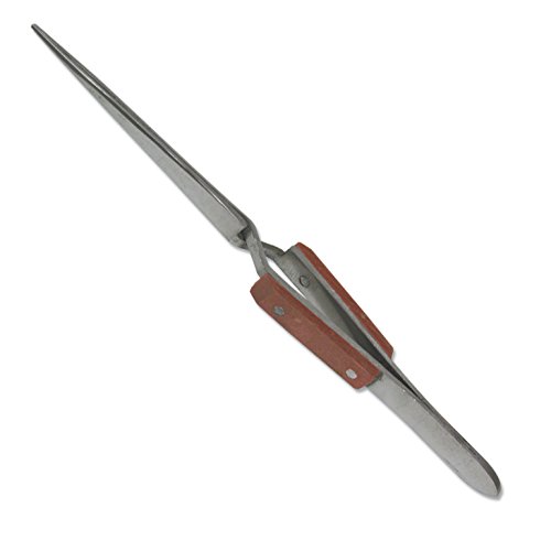 Premium Cross Locking Soldering Tweezers - High Precision Stainless Steel Tips for Electronics Repair, Jewelry Making & DIY Projects - Perfect for PCB Work, Micro Soldering & Crafting