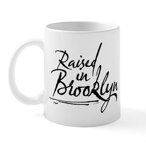 White - Raised In Brooklyn Mug