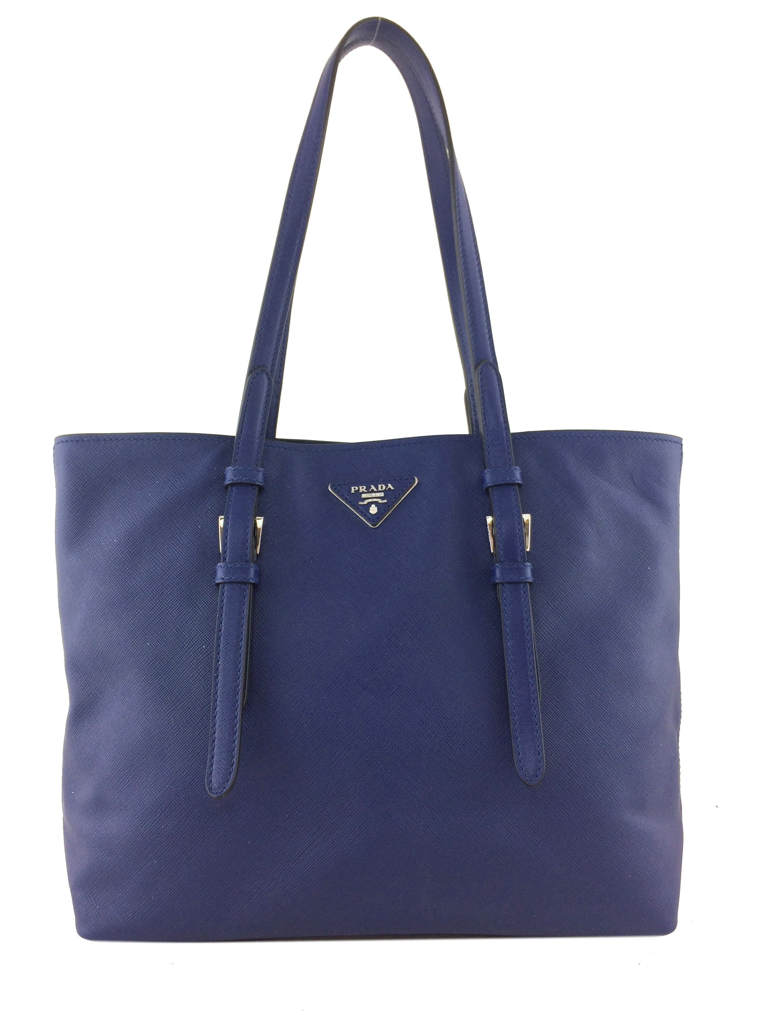 Prada City Calf Leather Sport Tote Bag for Women - Luxury Designer Handbag for Work, Travel & Everyday Use
