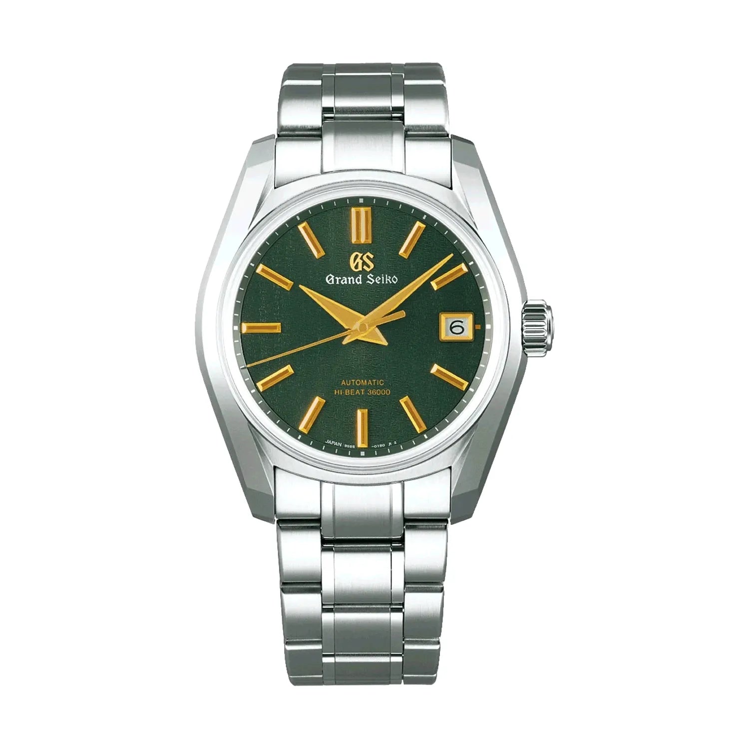 Grand Seiko SBGH271 Heritage Hi-Beat 36000 40mm Automatic Watch - Green Dial on Stainless Steel Bracelet - Perfect for Luxury Collectors & Formal Occasions