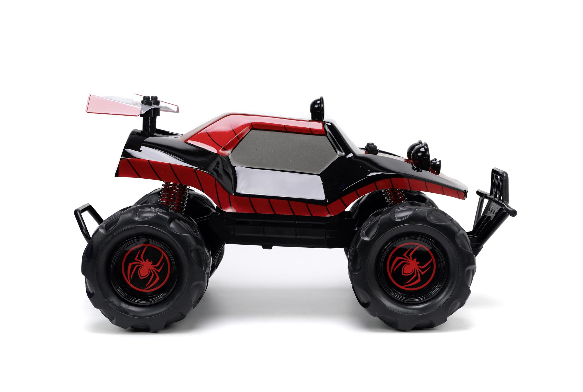 Jada Toys Marvel Miles Morales 1:14 Scale Remote Control RC Buggy Car - Spider-Man Inspired Toy for Kids, Collectors & Fans | Indoor & Outdoor Play, Birthday Gifts, Superhero Action Adventures