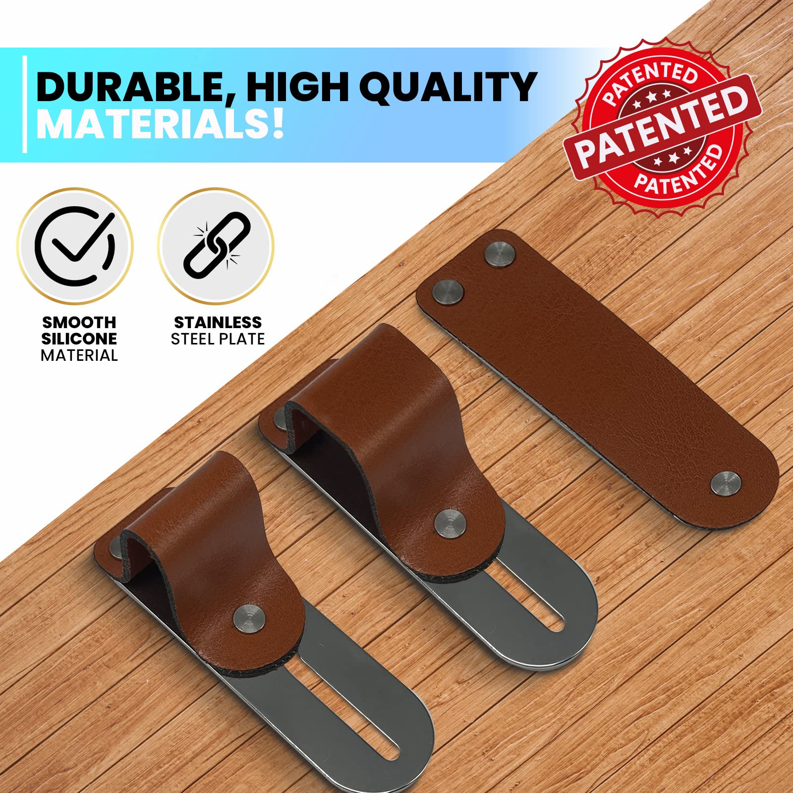 Universal Phone Strap Grip Holder - Adjustable Telescopic Finger Stand Kickstand for Most Smartphones (Brown) | Perfect for Hands-Free Viewing, Gaming, and Secure Phone Handling [KN FLAX]