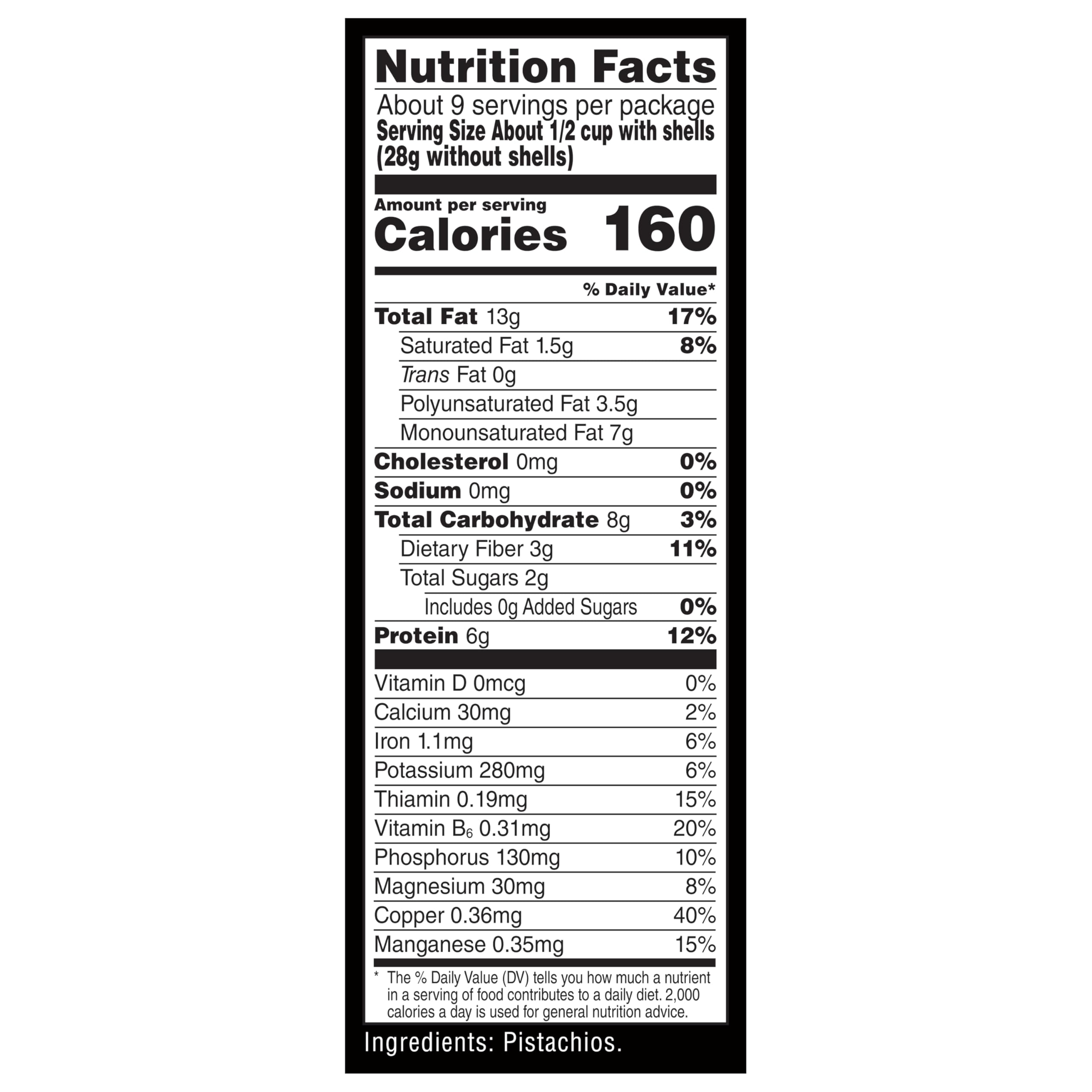 Wonderful Pistachios In Shell - Roasted No Salt Nuts, 16oz Resealable Bag | High Protein Snack, Gluten Free, Keto Friendly | Healthy Snacks for Adults, Office, Travel & Parties