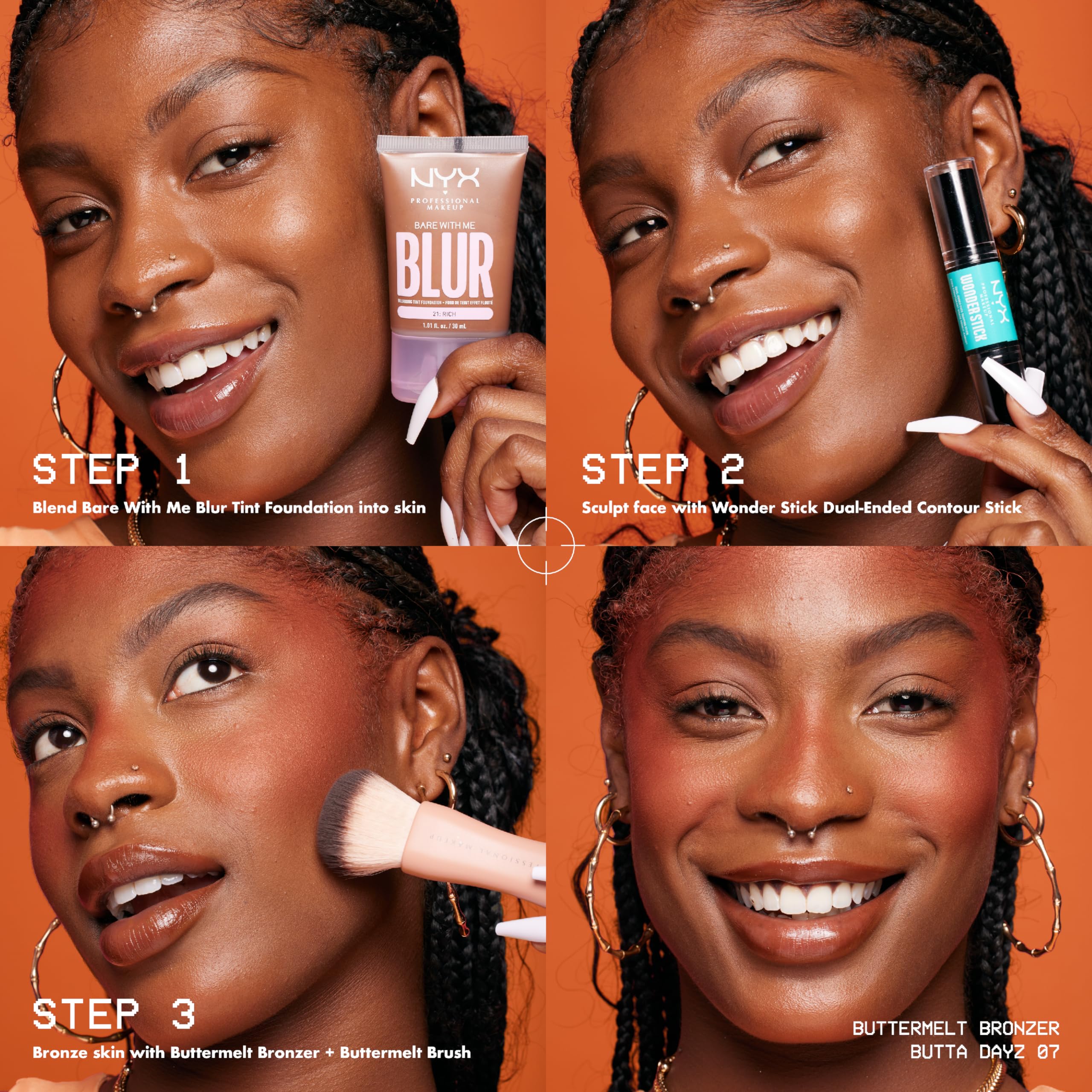 NYX PROFESSIONAL MAKEUP Matte Buttermelt Bronzer - Long Lasting 12-Hour Wear, Vegan & Cruelty Free Face Makeup - Butta Than U Shade | Perfect for Contouring & Everyday Natural Glow