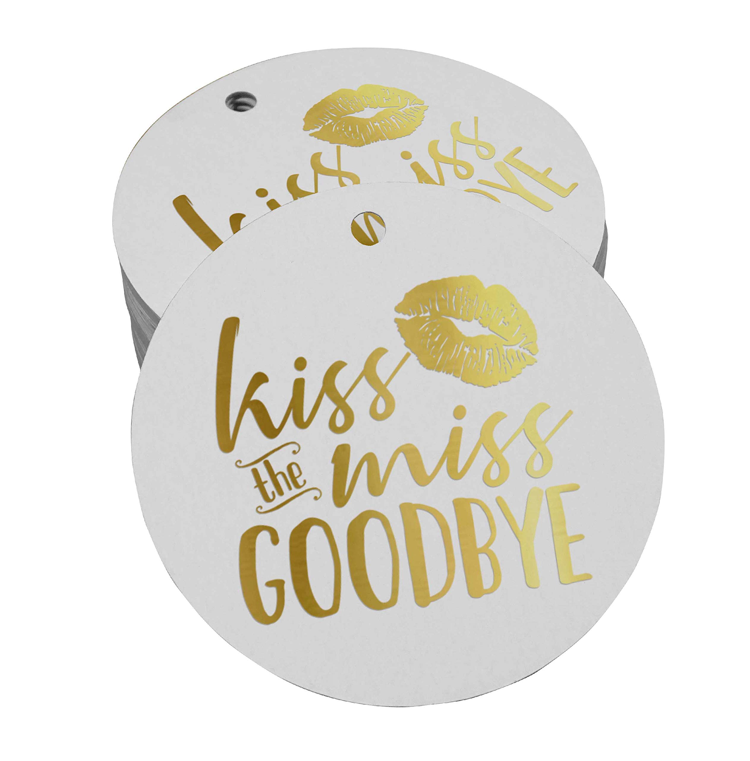 50pcs Real Gold Foil Paper Tags - Elegant Bridal Shower Favors & Party Decorations - Perfect for Wedding, Baby Shower, and Special Event Gift Tags