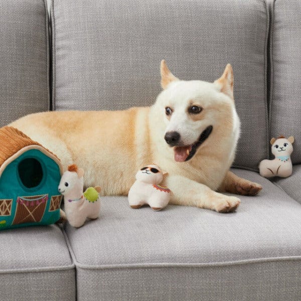 Outward Hound Hide A Llama Plush Dog Toy Puzzle - Interactive Treat Dispenser for Small & Medium Dogs - Perfect for Training, Boredom Relief & Mental Stimulation at Home or Outdoors