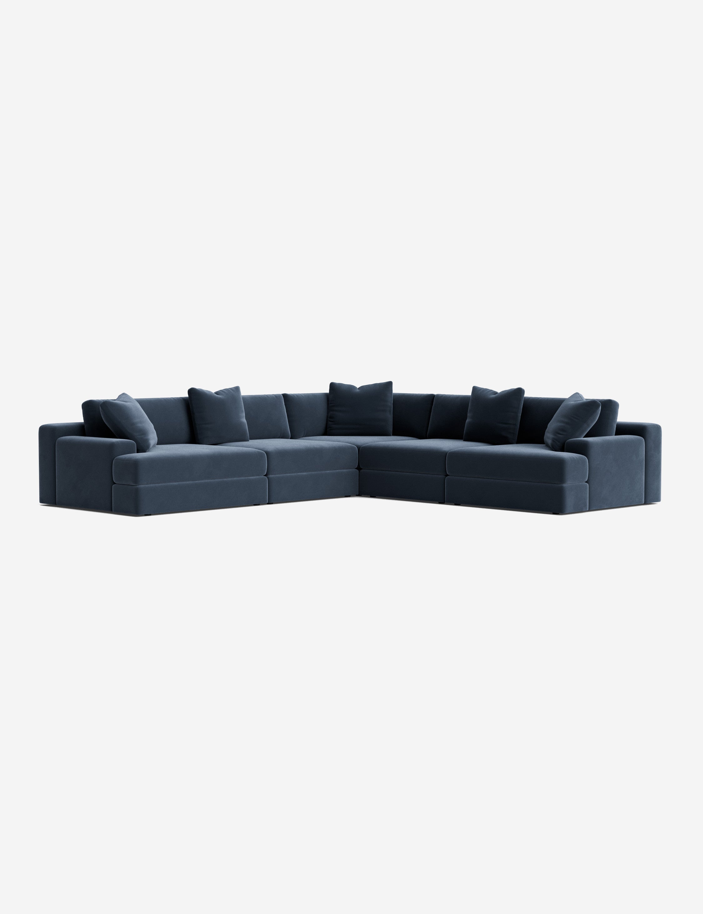 Blue Modern Velvet