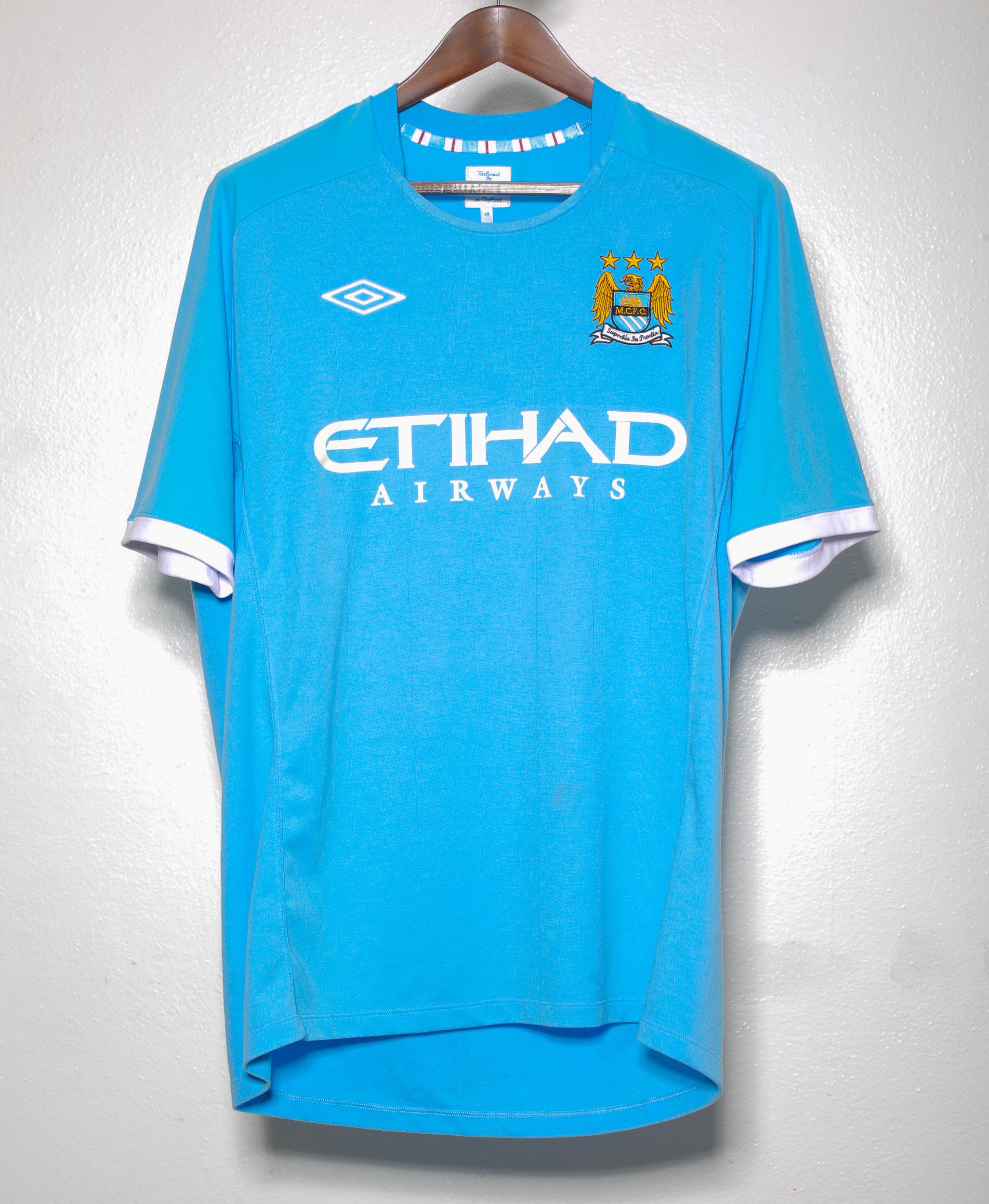 2010-2011 Manchester City #21 David Silva Jersey - XXL Size - Authentic Soccer Shirt for Fans & Collectors - Perfect for Matchdays, Gifts & Memorabilia