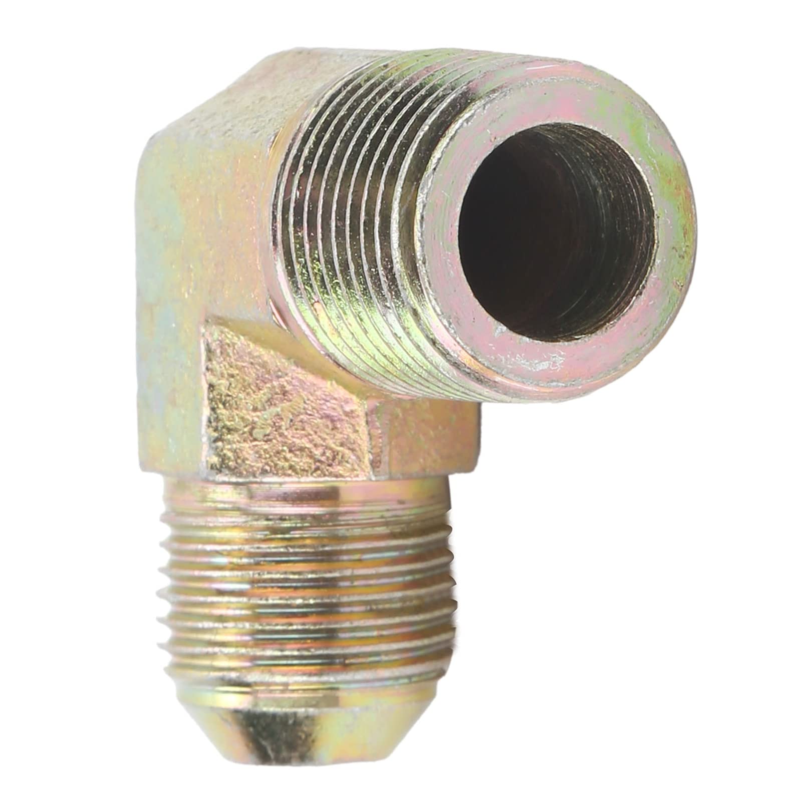 90 Degree Air Compressor Elbow Fitting - Easy Install Cast Iron Connector for Air Pumps | Perfect for Workshop, Garage & Industrial Applications
