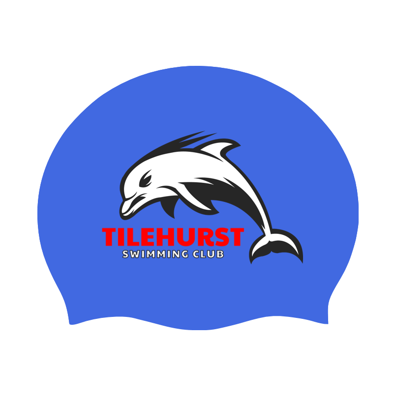 Tilehurst Swimming Club Silicone Swim Cap - Durable & Comfortable for Competitive Swimming, Training & Water Aerobics