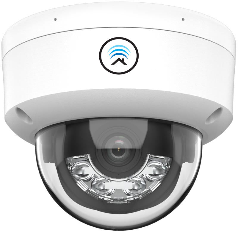 HIK OEM D183L 8MP/4K Smart Hybrid Light Dome Security Camera with PoE, Micro SD Slot & Built-in Microphone - Ideal for Home, Office & Outdoor Surveillance