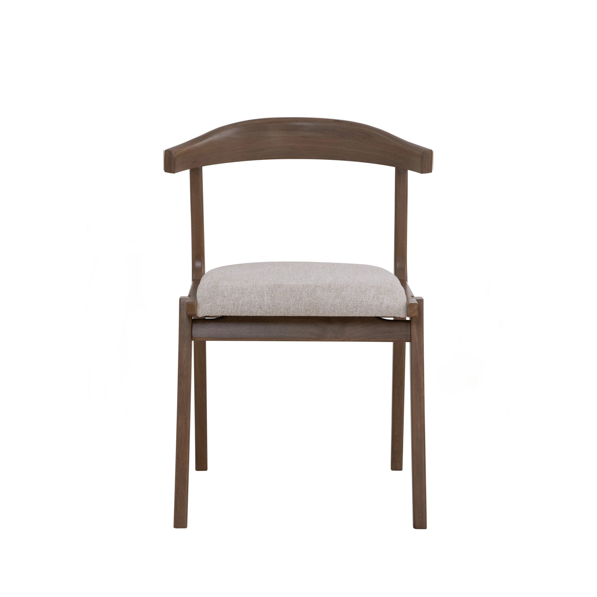 Roger Dining Chair - Modern Wooden Dining Room Chair with Upholstered Seat - Perfect for Kitchen, Dining Room, and Home Office Use