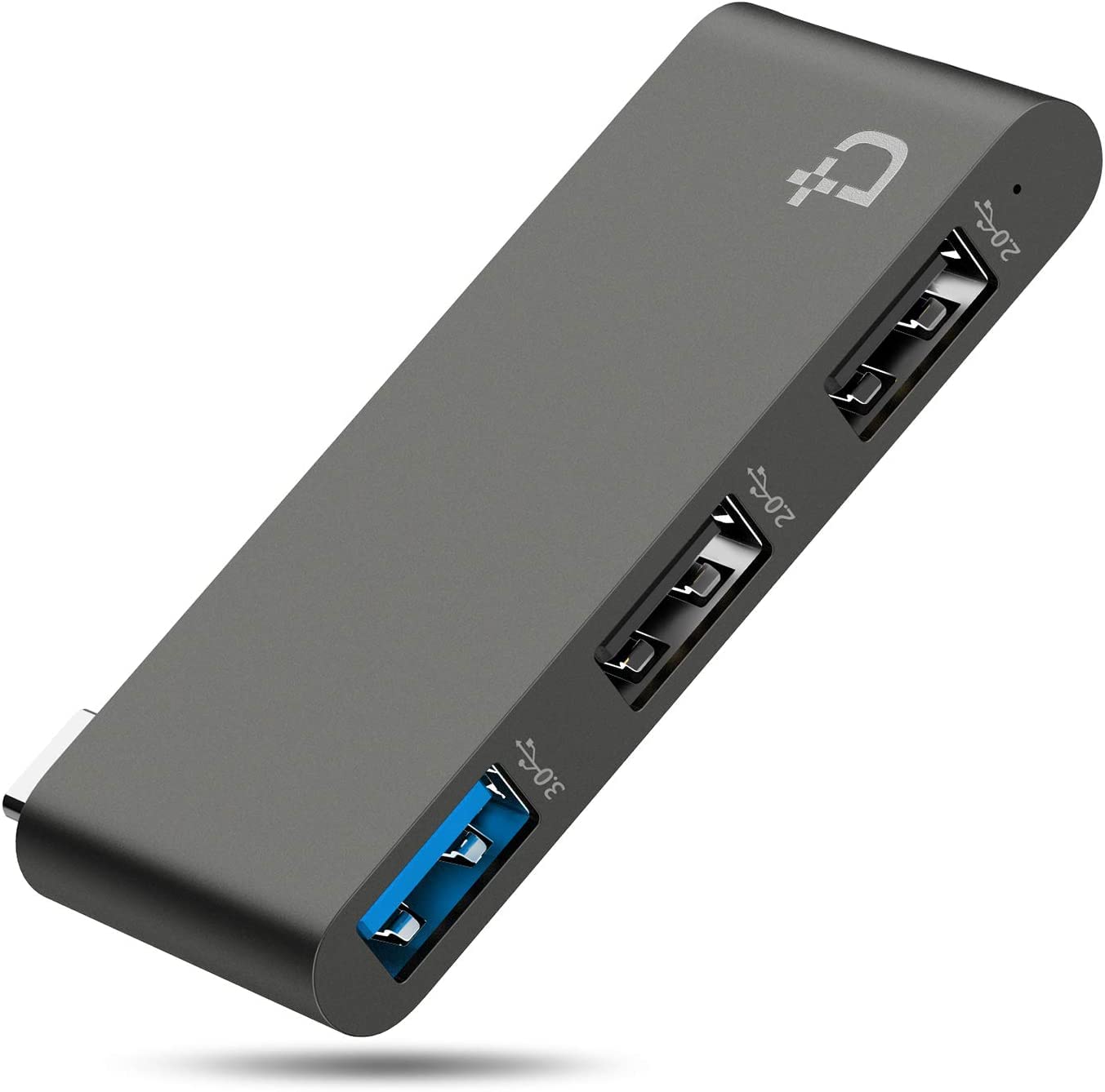 DockCase 7-in-1 USB C Hub with 1x USB 3.0 (5Gbps), 2x USB 2.0 Ports & Type-C Power Delivery - Compatible with MacBook Pro/Air, iPad Pro, Dell XPS, Surface Book - Perfect for Office Work, Video Editing & Multi-Device Charging