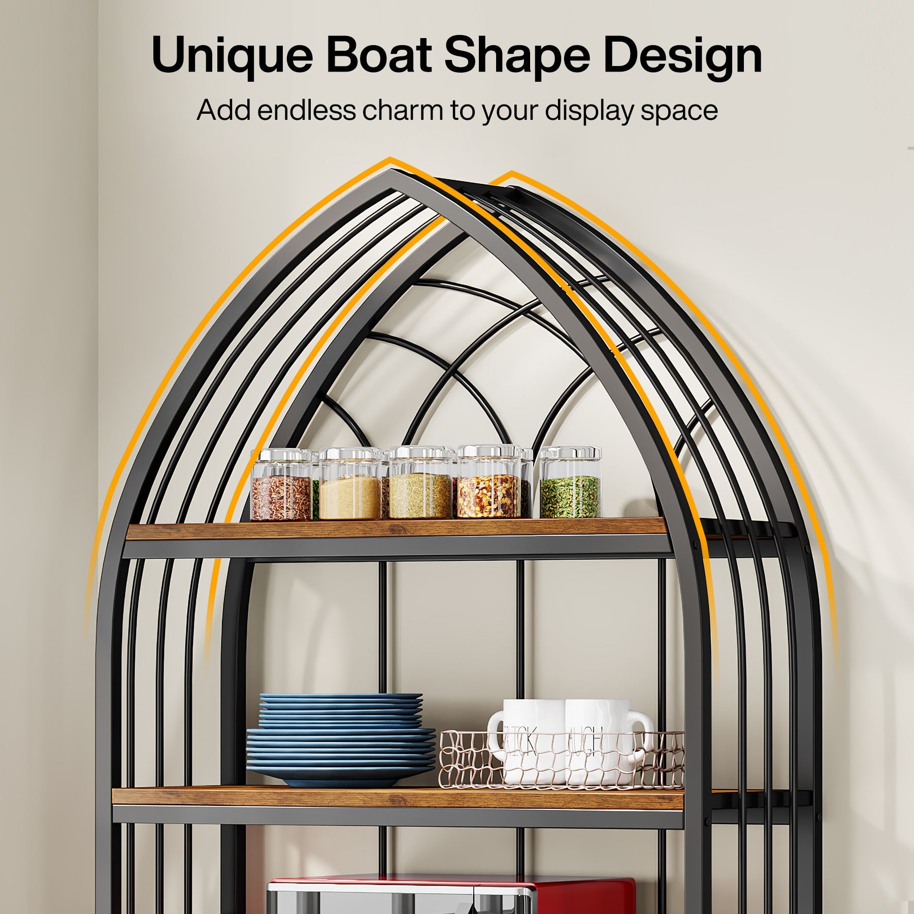 5 Tier Plant Stand for Indoor Outdoor - 74.8