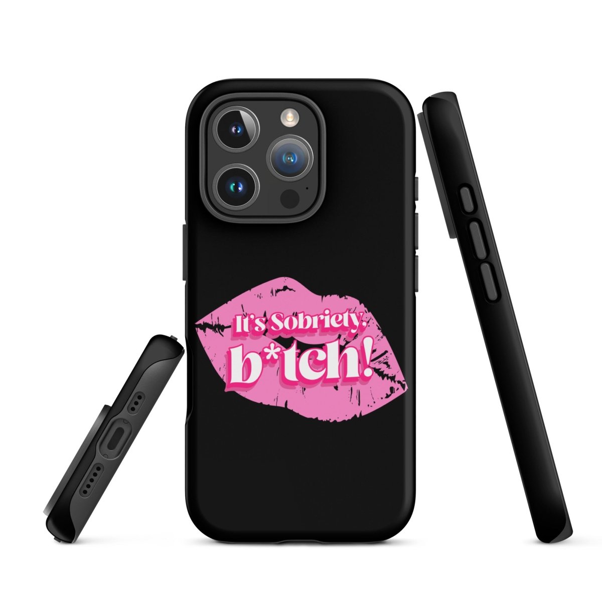 Premium Sobriety Sass Tough Case for iPhone® - Durable & Stylish Protective Cover - Perfect for Daily Use, Travel, and Sobriety Support