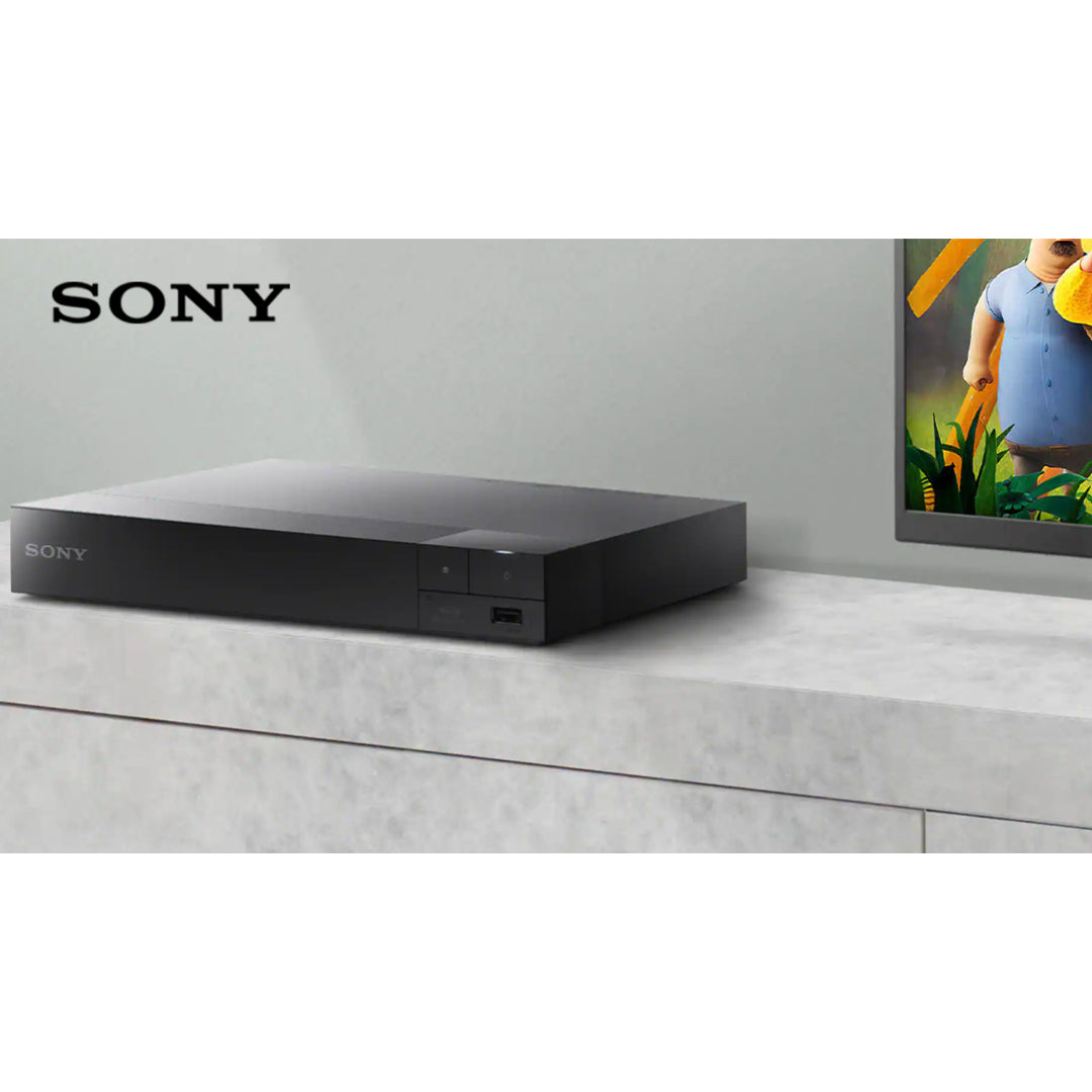 Sony BDP-BX370 Blu-ray Player with Built-in Wi-Fi, HDMI Cable Included - 4K Upscaling, Streaming & Home Theater Entertainment