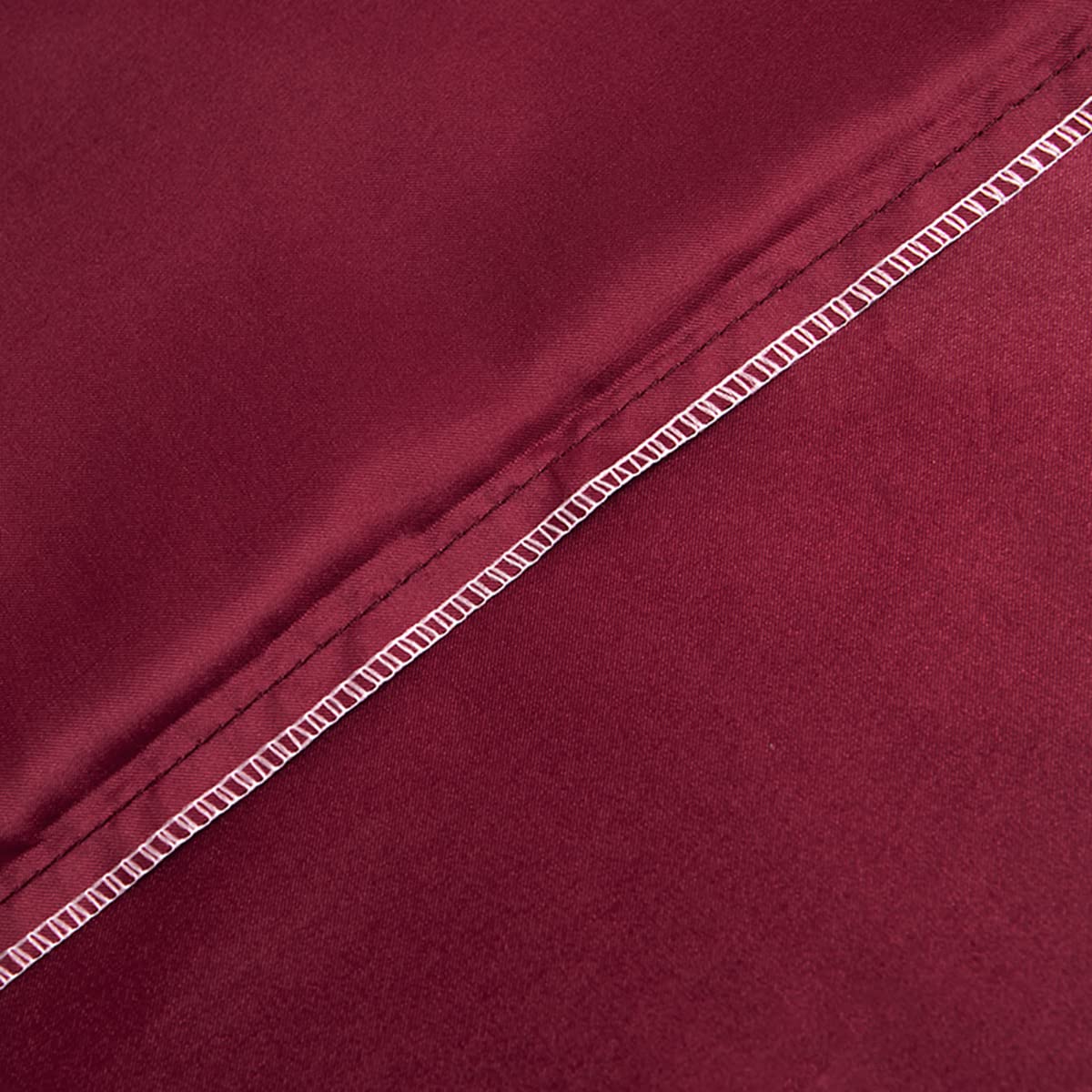 Premium King Size Fitted Sheet - Deep Pocket Microfiber Bottom Sheet - Fade & Shrink Resistant, Durable & Easy Care - 1 Piece Only (Burgundy) - Perfect for Master Bedroom, Guest Room & Airbnb Stays