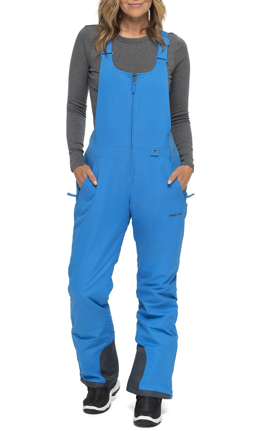 Arctix Women's Essential Insulated Bib Overalls - Waterproof Snow Pants for Cold Weather, Winter Work & Outdoor Activities