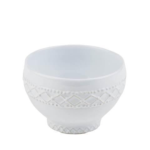 Alegria Simply White Ceramic Cereal Bowl - Perfect for Breakfast, Snacks & Soups - Durable & Stylish Dishware for Home & Restaurant Use