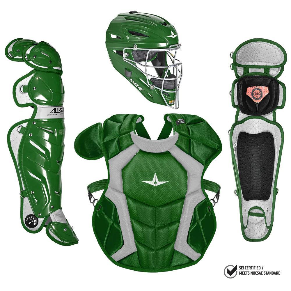 All Star S7 Adult Pro Catcher's Kit - NOCSAE Approved Baseball Gear (CKCCPRO1) | Perfect for Professional & Amateur Catchers - Game & Practice Use