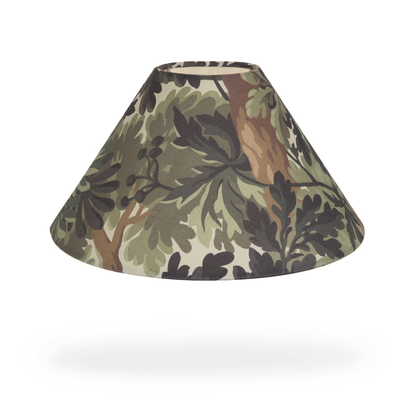 FORIS Cotton Linen Malpas Lampshade Verdure - Elegant Handmade Lamp Shade for Bedroom, Living Room & Nursery Decor