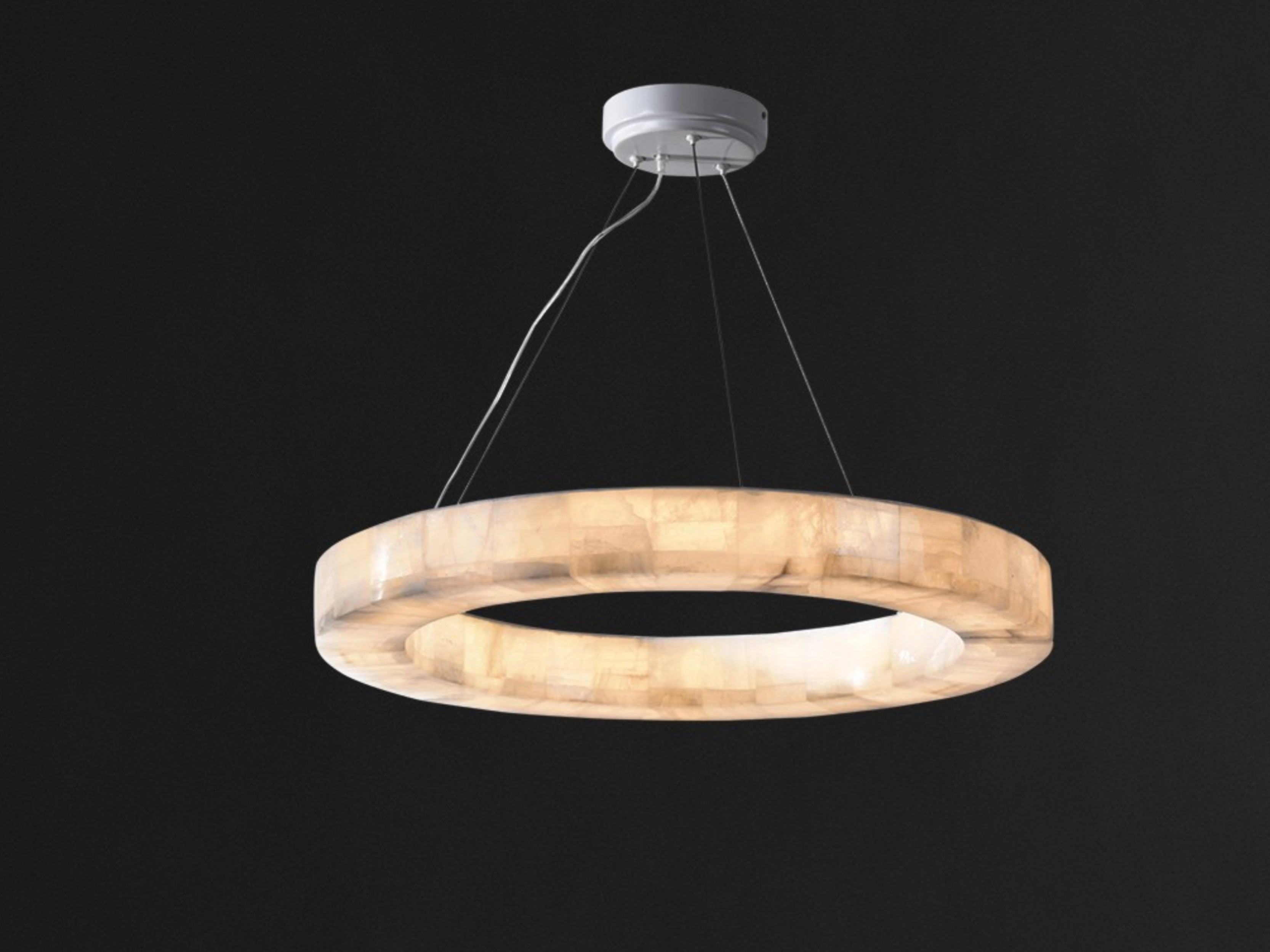 Crystal Frozen Pendant Chandelier - Modern Glass Ceiling Light Fixture for Dining Room, Kitchen Island & Bedroom Decor