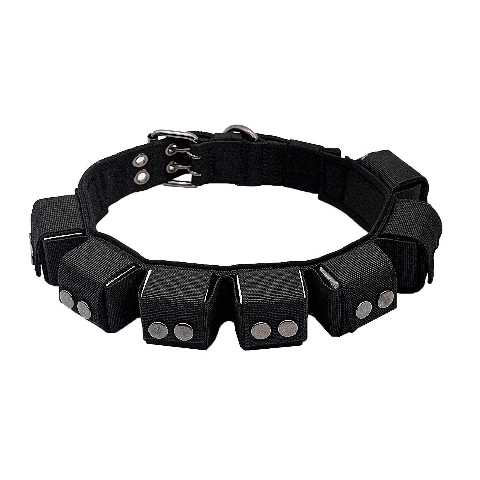 Tactical Weighted Dog Collar for Training & Exercise - Adjustable Free Weights for Small, Medium & Large Dogs | Perfect for Obedience Training, Agility Exercises & Outdoor Adventures